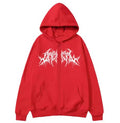 Thorn Emblem Zip Hoodie – Red