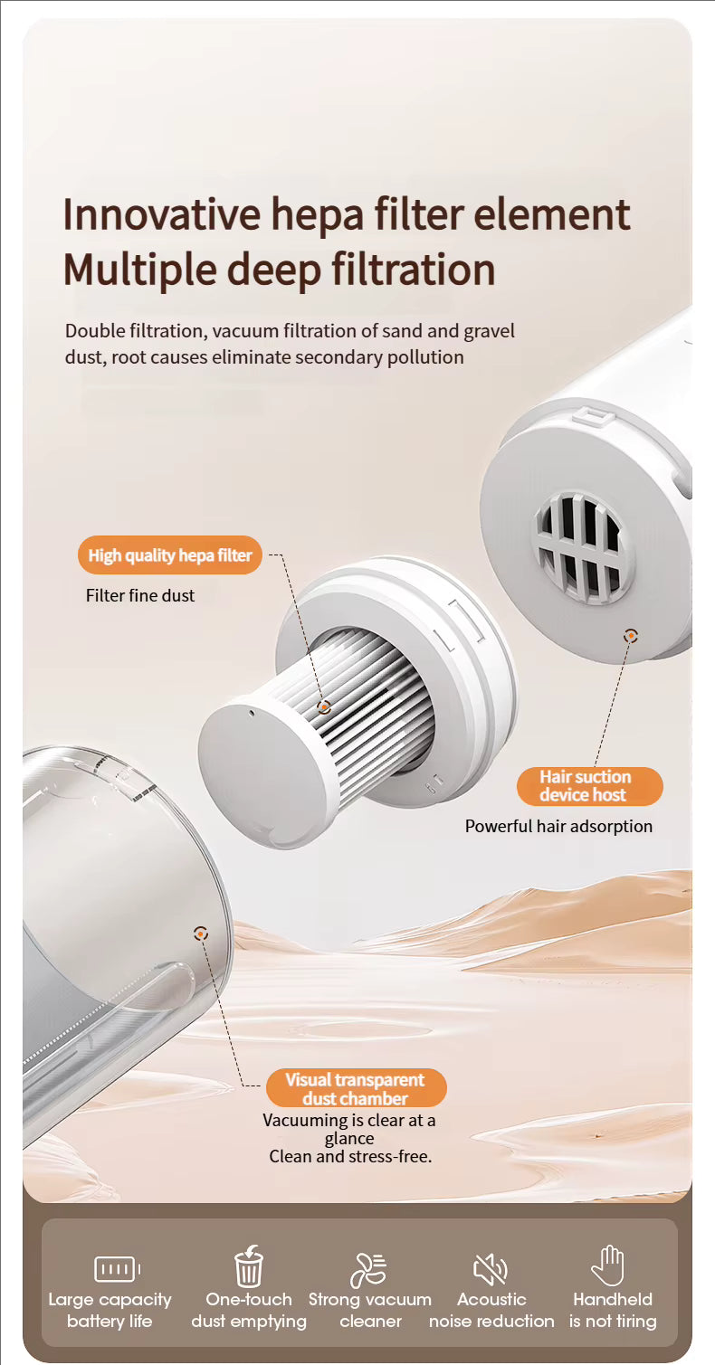 D - V12 | Pet Vacuum Hair Clipper