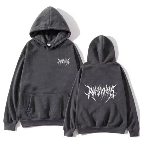 Shadow Mark Hoodie – Dark Charcoal